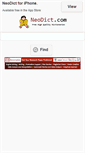 Mobile Screenshot of neodict.com