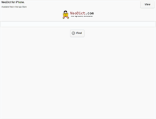Tablet Screenshot of neodict.com